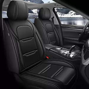 Car 5-Seat Cover Faux Leather Cushion For Saturn VUE 2002-2009 Deluxe Full Set - Picture 1 of 12