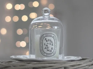 CANDLE CLOCHE VINTAGE FRENCH GLASS BELL DOME JAR CHRISTMAS PARTY HOME GIFT - Picture 1 of 12