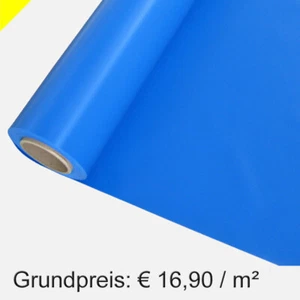 PVC Poolfolie Schwimmbadfolie Poolplane Schwimmbadplane hellblau (matt) - Bild 1 von 2