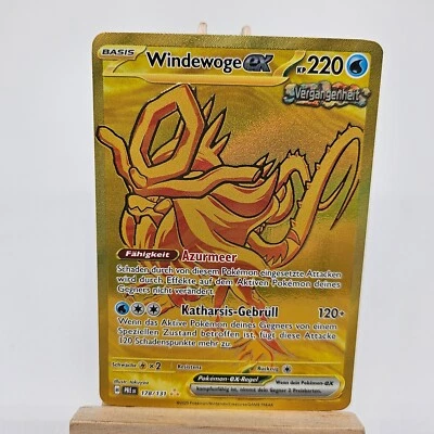 Pokemon Karte: Windewoge EX 178/131 Prismatische Entwicklungen Deutsch Gold - Bild 1 von 2