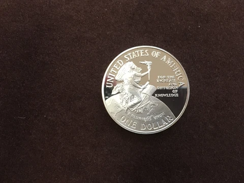 SMITHSONIAN ONE DOLLAR 1846-1996 SILVER Cover