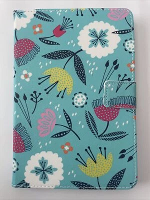 FitFolio Protective Cover for iPad mini - Blue W/Floral Design - Image 1 of 3