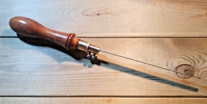 Vintage Brass Pad Saw Handle Old Woodworking Hand Tools Carpentry Tool Carpenter - Picture 1 of 13
