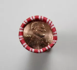 1 2024-D Lincoln Penny Bank Roll Union Shield Cent Brilliant Uncirculated - Picture 1 of 4