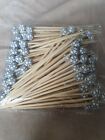 Football sports ball end bamboo skewers - 4.7" (12cm)   100 pcs approximately