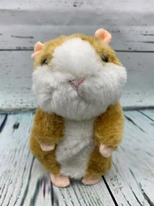 Repeat Talking Hamster Cute Furry Childrens Toy Shakes Responds To Touch - Picture 1 of 3