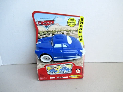 DISNEY PIXAR CARS DOC HUDSON Fisher Price SHAKE N GO CAR NIP Cover