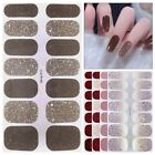 3D Nails Polish Wraps French Nail Decals Glittering Gel Nail Stickers Set  Nail