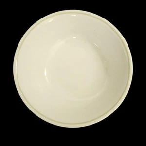 Corelle by Corning White Bowls Green Rim 6.25" Set of 4 USA Microwave Safe - Picture 1 of 6