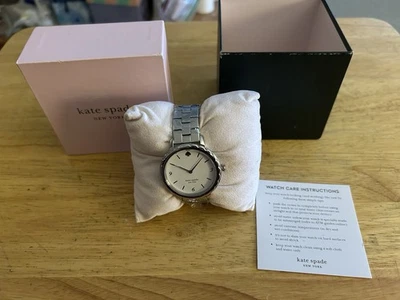 *NEW* Kate Spade New York Morningside Scallop White Dial Silver Tone Watch - Image 1 of 4