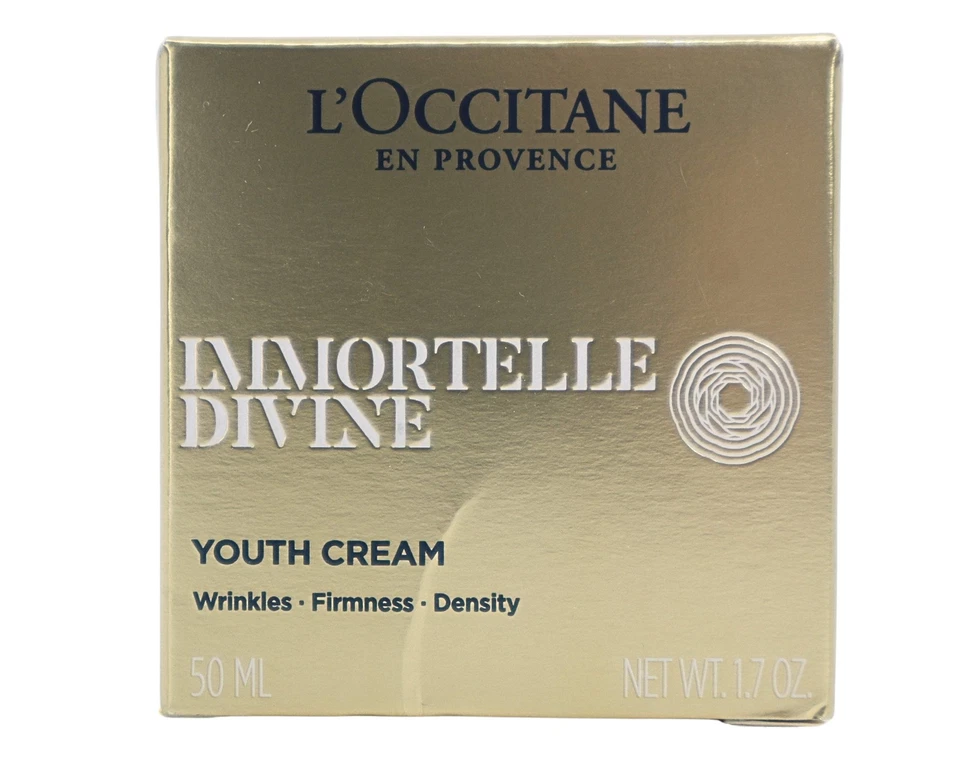L'Occitane Immortelle Divine Cream 1.7 fl oz50 ml. Facial Moisturizer