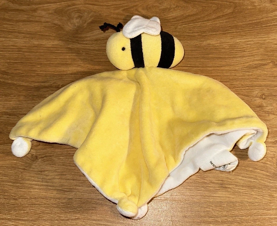 BURTS BEES Acurrucado Abejorro Lovey Manta de Seguridad Amarillo Algodón Orgánico Bebé Foto 1 de 4