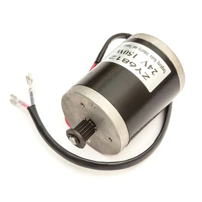 BUYFAST 24-7 Electric Motor 24 Volt DC 150 Watt 24v 150w Brushed ZY6812 16T Belt Drive