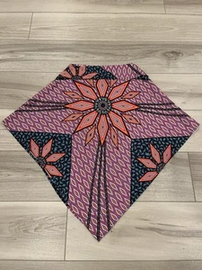 PINEDA COVALIN Poncho Spectacular Silk Vibrant Style Geometric Animal Gorgeous - Picture 1 of 7