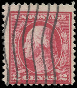 Scott 499 The 1917 2¢ Washington Stamp from the Washington-Franklin Series, Used