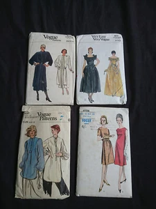 4 VTG VOGUE SEWING PATTERNS 9132/8679/6106/9737 MANY DRESSES INC BALLGOWN&TOP - Picture 1 of 10