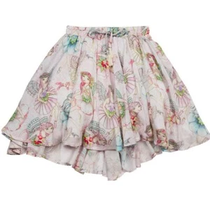 NWT Sz 12 Paper Wings Girls Fearless Flower Fairies Circle Skirt - Picture 1 of 3