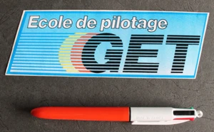 Autocollant / Sticker - Ecole de pilotage GET - Picture 1 of 2