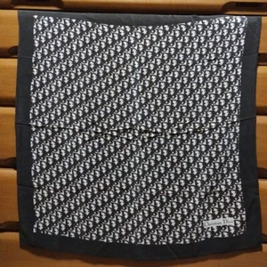 Christian Dior Scarf Silk Trotter Black × Brown - Picture 1 of 4