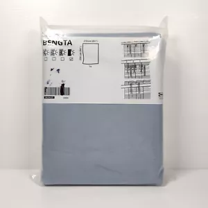IKEA Bengta Block Out Curtain 1 Panel Blue With Heading Tape 210x250 cm Blackout - Picture 1 of 7