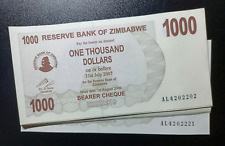 EEBC2217#ZIMBABWE 1000 DOLLARS X 20 PCS, 2006.