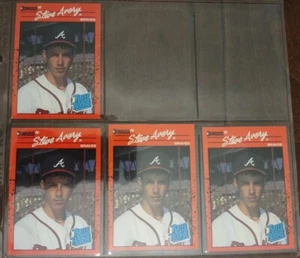 1990 Donruss Rated Rookie STEVE AVERY #39 Atlanta Braves (sold as single) - Picture 1 of 2