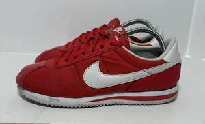 nike cortez red nylon & Leather Sneaker 2013 Mens Size 10 (476716-611) - Picture 1 of 7