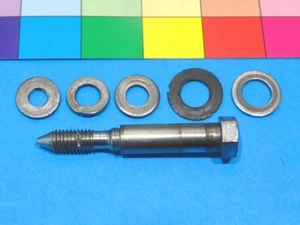 1970-1973 Yamaha XS1 XS1B XS2 TX650 side cover BOLT ASSEMBLY 1971 1972 COMPLETE - Picture 1 of 4