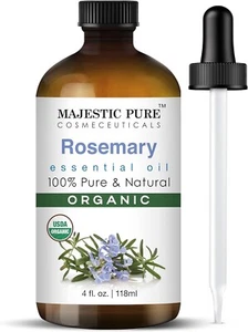 Majestic Pure USDA Organic Rosemary Essential Oil, Premium Grade - 4 fl oz - Picture 1 of 6