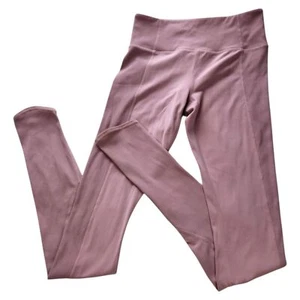 Athleta Elation Hybrid Ribbed Size Small Barre Leggings Powervita Pink / Mauve - Bild 1 von 9