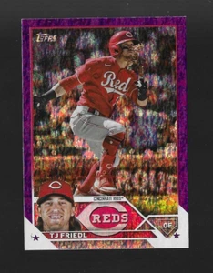 TJ FRIEDL 2023 Topps PURPLE SPECKLE PARALLEL #558 /799 - Picture 1 of 2