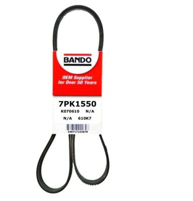 Cinturón MicroV BANDO 7PK1550 compatible con LEXUS ES350, GS300, 350, IS250, 350, RC350, RX350 TOYO Foto 1 de 4