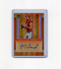 2021 Super Glow Sports Inaugural Edition Orange JT Daniels 1st Rookie Auto 5/100