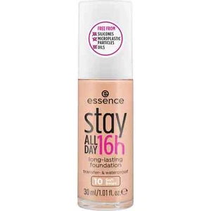 ESSENCE STAY ALL DAY 16H LONG LASTING MAKE UP WATERPROOF 10 Soft Beige VEGAN 30M - Picture 1 of 4