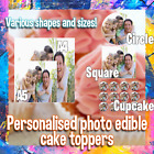 ??YOUR OWN EDIBLE PHOTO ??cake topper ANY personalised image Quality ICING