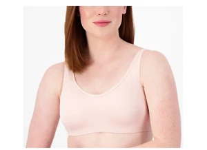Sujetador Cuddl Duds Intimate Softwear Sin Forrar Sin Alambres Suave Melocotón NUEVO talla 2X PLUS - Imagen 1 de 2