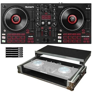 Numark Mixtrack Platinum FX Effects 4-Deck Serato DJ Controller w Flight Case - Picture 1 of 12
