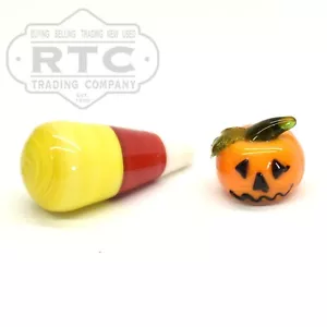 Handmade Mini Pumpkin & Candy Corn Halloween Decoration set - Picture 1 of 3