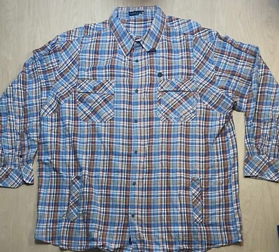 Rocawear Button Up Shirt Big & Tall Men's 6X Long Sleeve Dress Hip Hop Flannel - Image 1 of 4