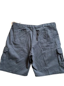 Wrangler Men's Cargo Relaxed Fit Flex Comfort Shorts Tech Pocket Gray Size 46 - Picture 1 of 4