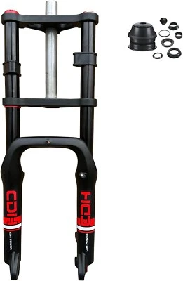 Bike Air Suspension Fork Double Shoulder 20*4.0" Fat Tire Fork & 1 1/8" Headset - Image 1 of 4