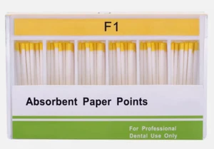 Dental Absorbent Paper Points Endodontic Root Canal #F All Sizes Color Coded - Picture 1 of 14
