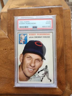 1954 Topps Baseball #125 Harry Perkowski Undergraded Way Nicer - Image 1 of 2
