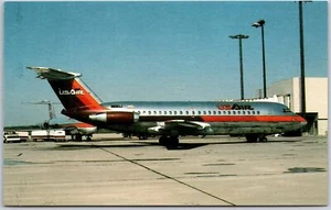 Cartolina fotografica aereo USAir compagnia aerea internazionale Air Pix - Foto 1 di 2