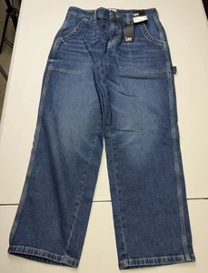 Pantalones de mezclilla Lee Heritage para mujer 2M azul recortados una nueva era rectos nuevos con etiqueta - Imagen 1 de 8
