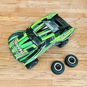 Traxxas Slash 2WD Body & Tire Combo - Nice! Green, 12 mm, 6910-GRN, 5885, 5883 - Picture 1 of 13
