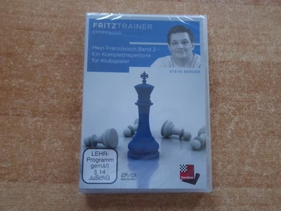 Mein Französisch 2 Repertoire Klubspieler von IM Berger Chessbase DVD 2019 Neu - Bild 1 von 2