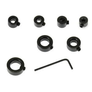 9 Pcs Drill Limit Ring Bit Depth Stop Collar Wrench Safety Drilling - Picture 1 of 2