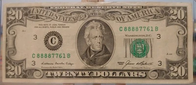 1985 $20 FRN Philadelphia #C88887761B - Image 1 of 4