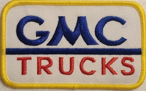 GMC Trucks embroidered Iron on patch automotive - Afbeelding 1 van 1